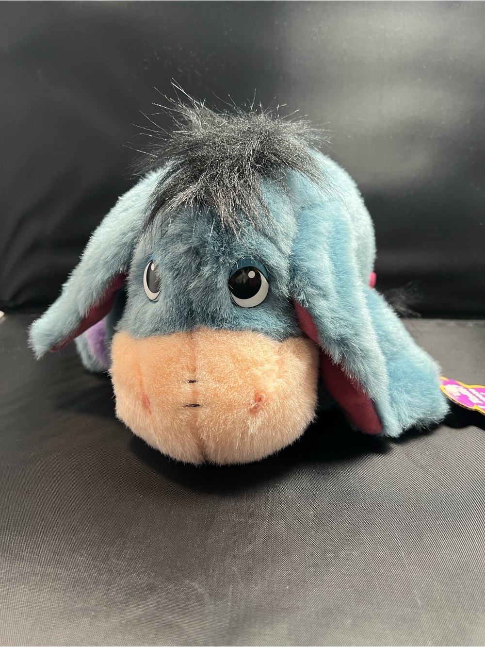 Disney Eeyore Talking Plush with Pink Tail Bow Tie | Winnie the Pooh Stuffed